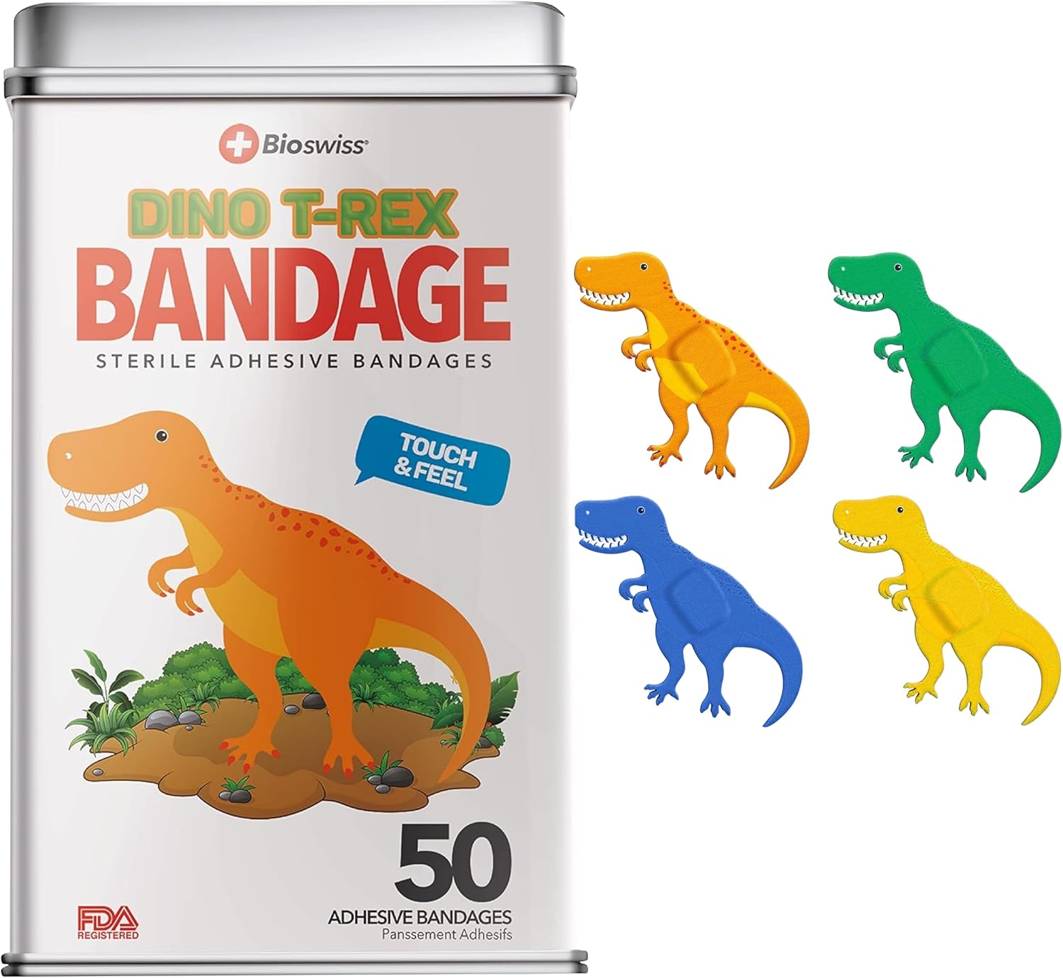 BioSwiss Bandages, Self Adhesive Bandage Set, Latex Free, Sterile Wound Care Quick Pick Grocers